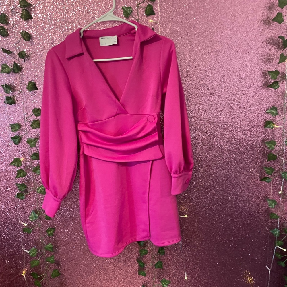 Hot Pink Petite US 4 ASOS Dress